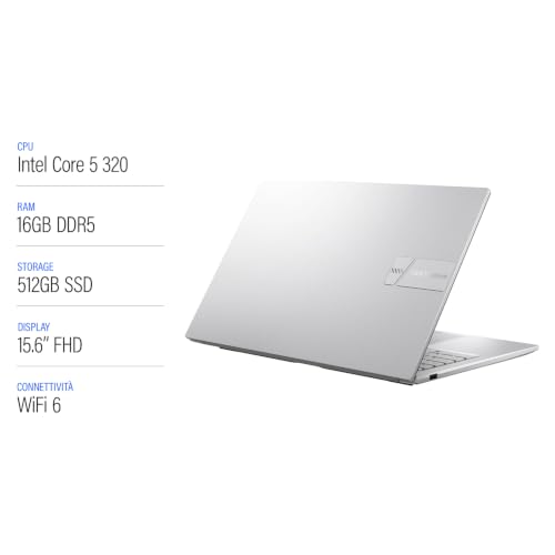 Thumbnail 1 de ASUS Vivobook 15 F1504MA#B0H25ZD3SC: notebook da 15,6" IPS, 16 GB RAM, 512 GB SSD, Windows 11 Home