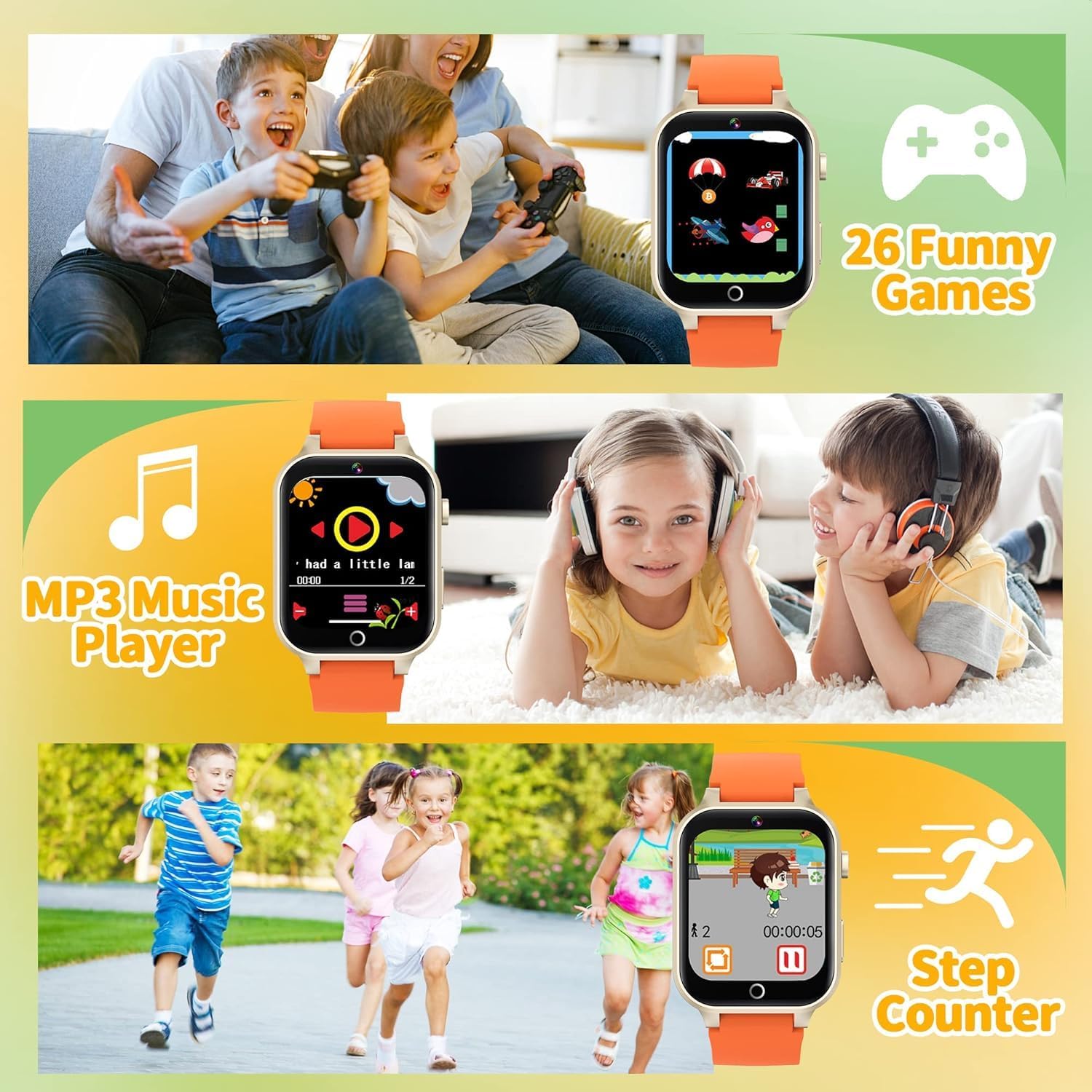 Detalle 2 de YEDASAH Smartwatch per Bambini 39 giochi