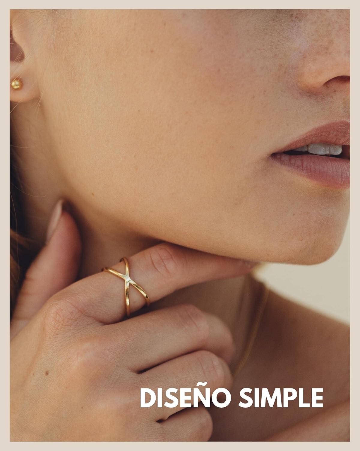 Thumbnail 5 de GD GOOD.designs Anillo ajustable X plata 18k