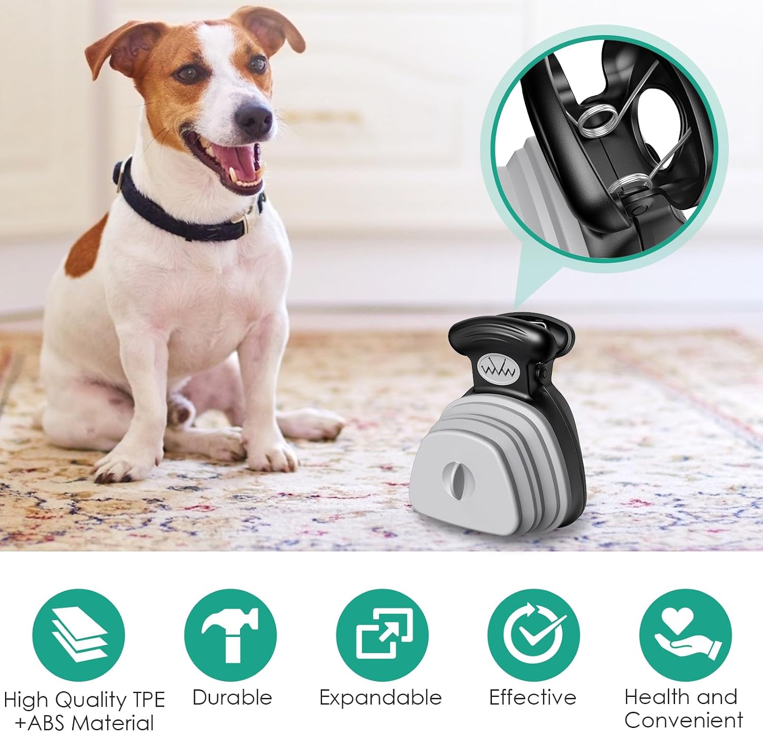 Detalle 2 de ORIA Dog Poop Scooper Portable with 6 Bags