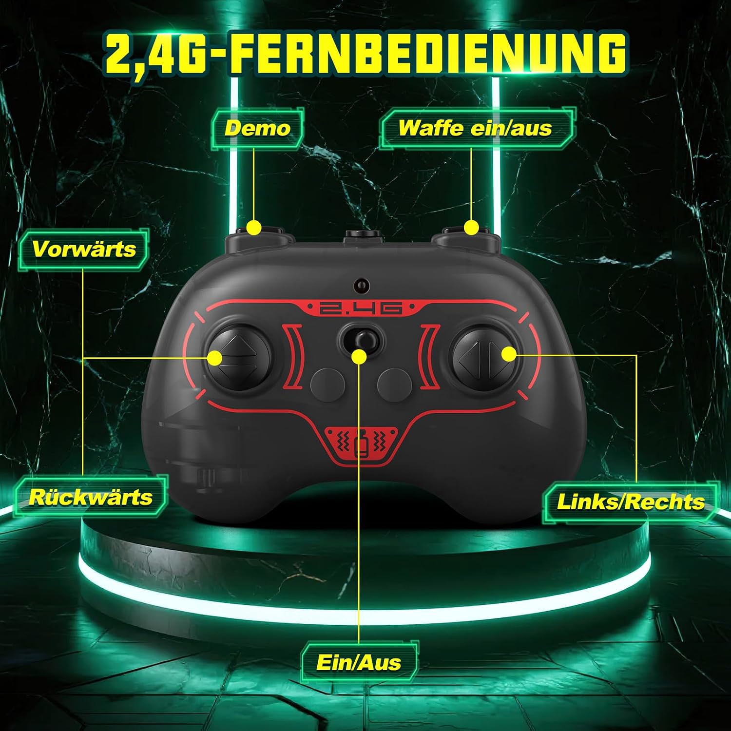 Thumbnail 4 de Remote Control Battle Robots for Kids Aged 5–12 – 2-Pack RC Battle Cars with Dual Controllers