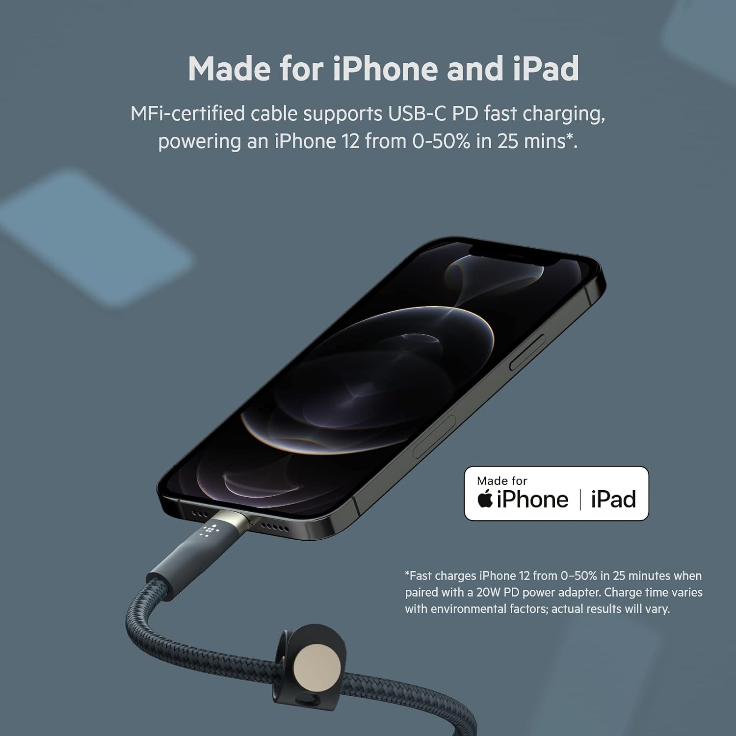 Detalle de Belkin USB-C to Lightning cable, 1 m