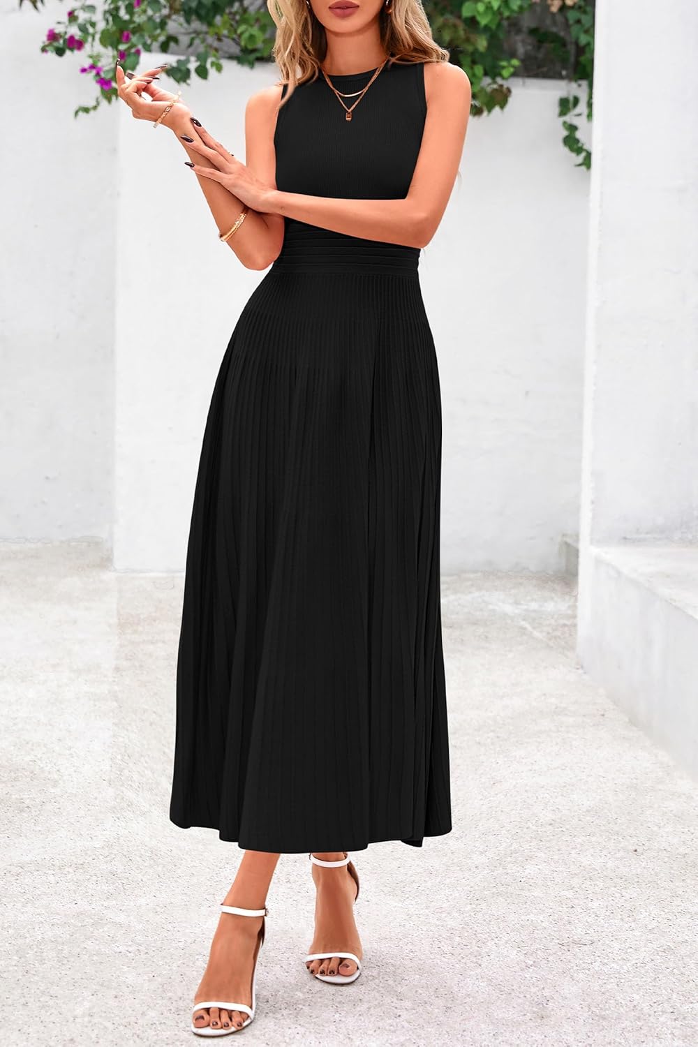 Thumbnail 3 de PRETTYGARDEN Spring Casual Midi Dress S