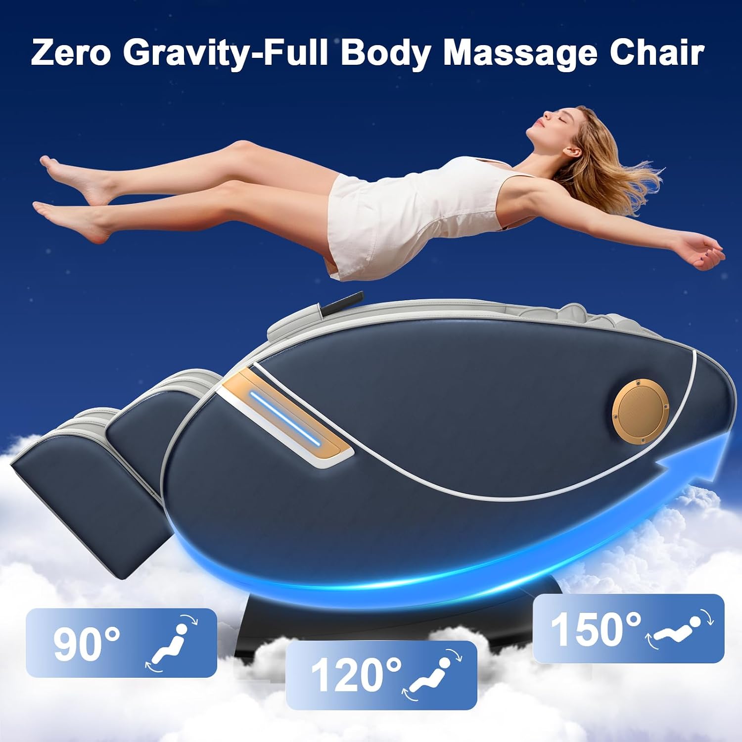 Thumbnail 4 de Gegcucey Massage Chair: Zero Gravity Full Body Relief with 16 Manual + 5 Auto Programs