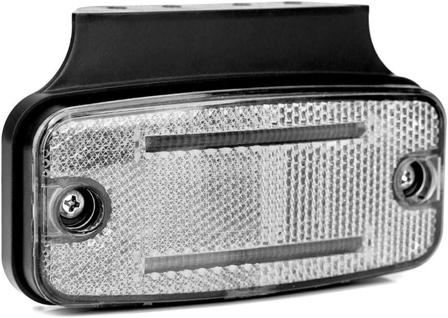 Detalle de DARKGUARD 2 x LED Front Position Light – White Marker for Trailers, Trucks and Caravans
