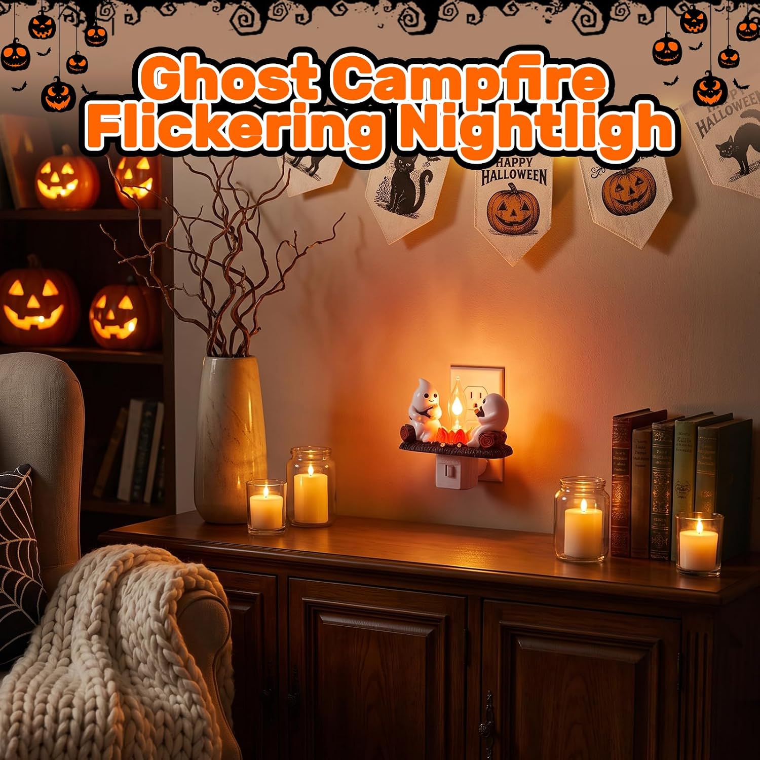 Detalle de SkyRoad Plug-In Halloween Night Light