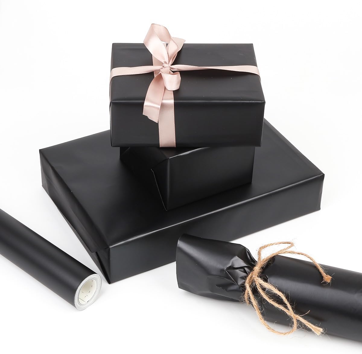 Thumbnail 3 de Black Wrapping Paper Roll 43cm x 10m