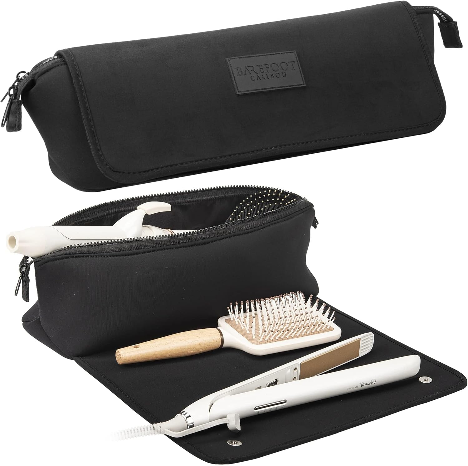 Detalle de Barefoot Caribou Hair Tools Travel Bag and Heat Resistant Mat (15.5")