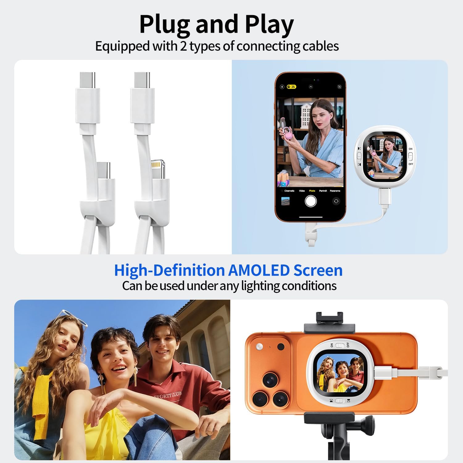 Thumbnail 3 de yAyusi mini monitor magnético para iPhone