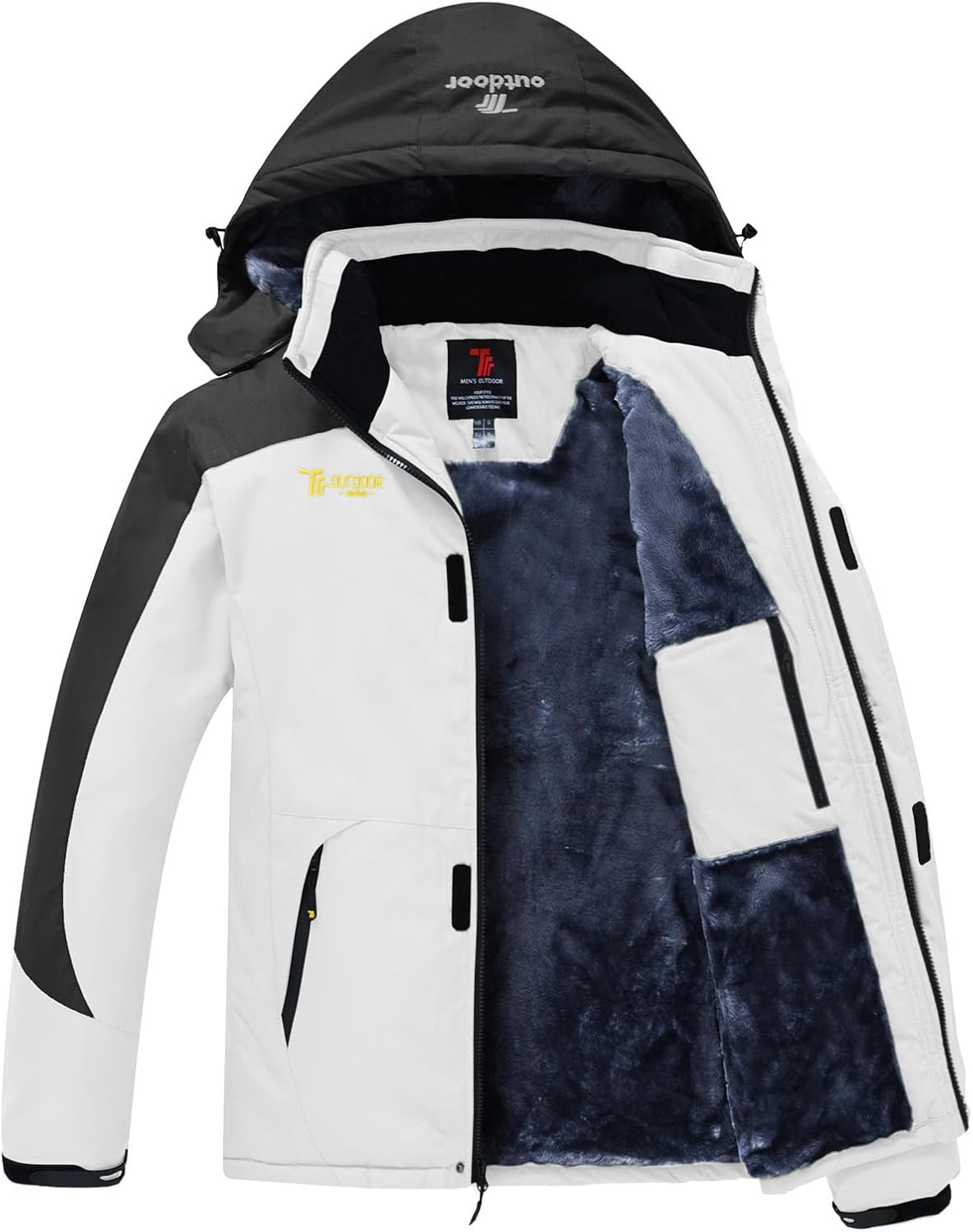 Detalle de Rdruko Skijacke Herren Softshell Winterjacke