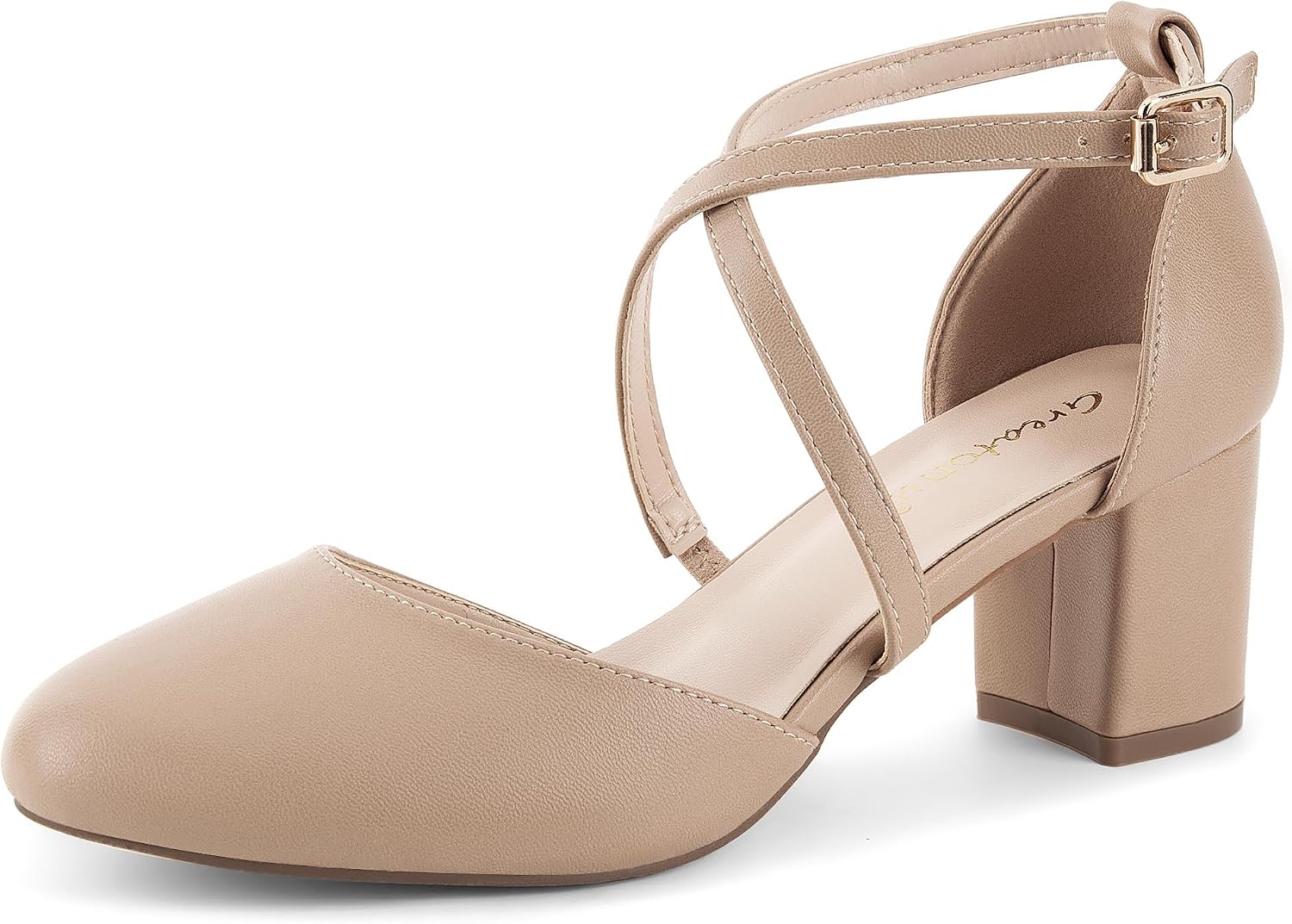 Detalle de Greatonu Pumps Riemchenpumps Spangen