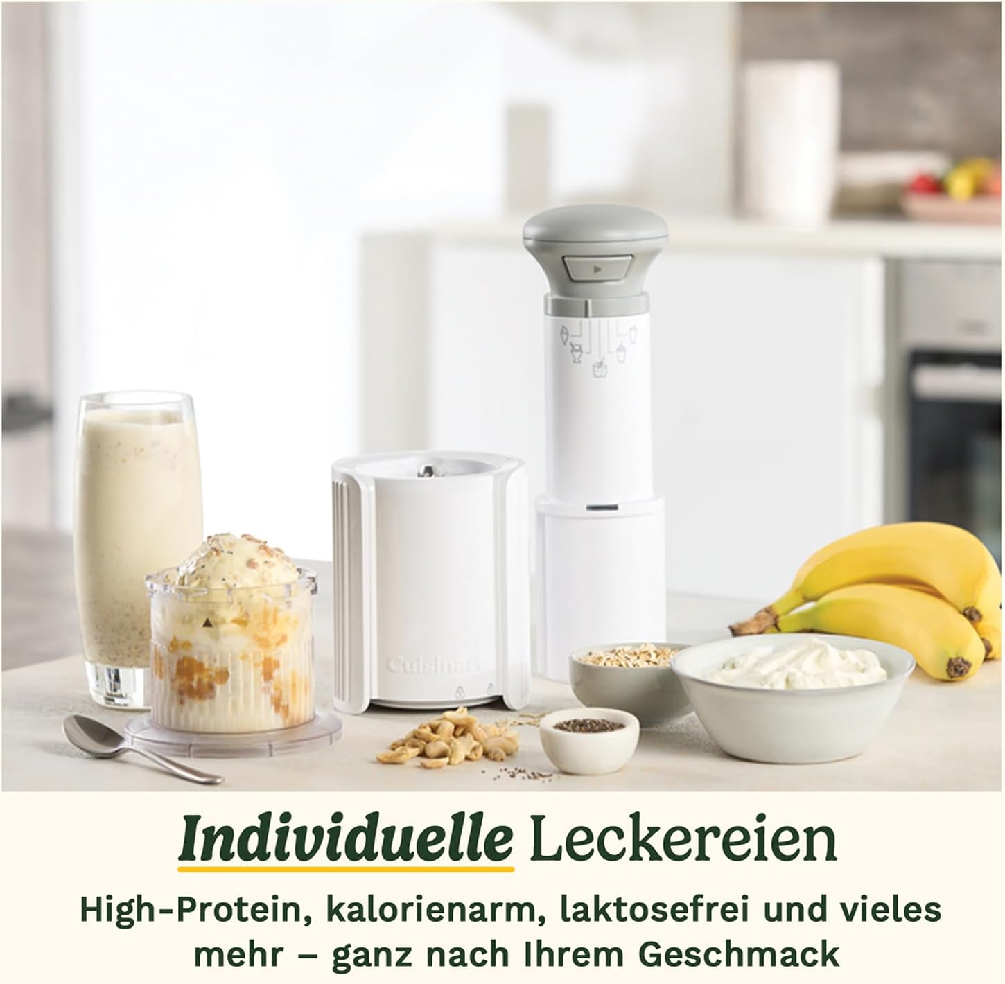 Thumbnail 1 de Cuisinart FreezeWand Eismaschine – 5in1: Eiscreme, Sorbet, Milchshake, Slushie in 3 Bechern