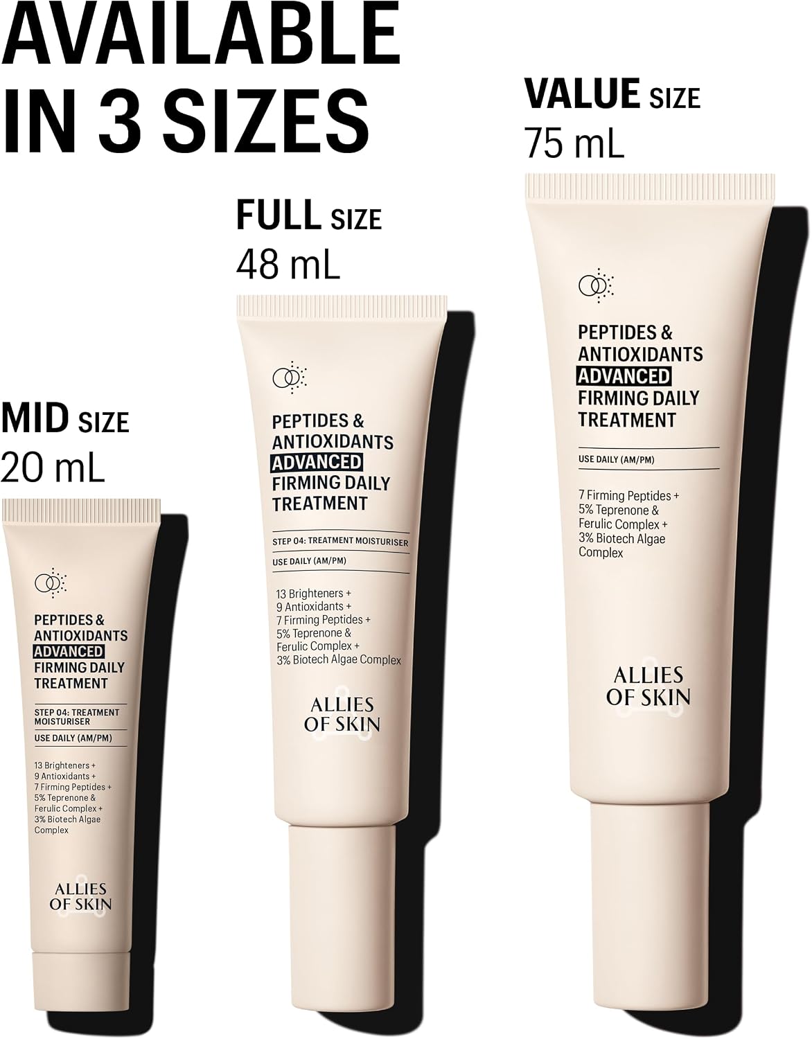 Thumbnail 6 de Allies of Skin Peptides & Antioxidants Advanced Firming Daily Treatment, serum 48 ml