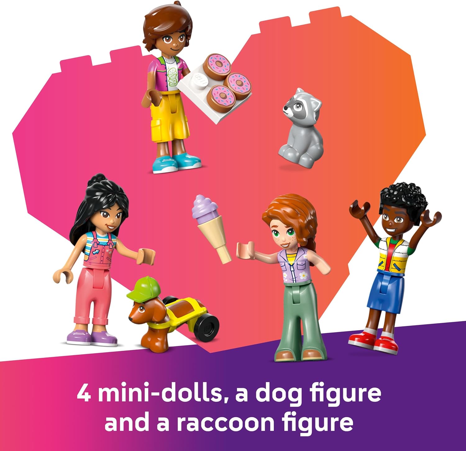 Detalle 2 de LEGO Friends Friendship Tree House Hangout (42652) with 2 Animal Figures, 4 Mini Dolls and Accessories