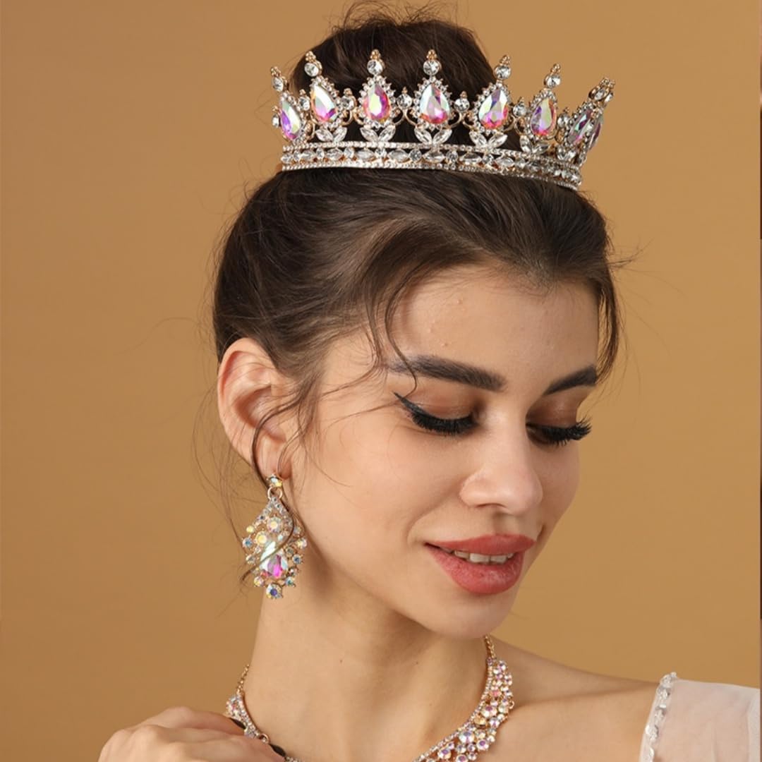 Thumbnail 3 de Princess Tiaras Crystal Full Round Tiara 15 cm