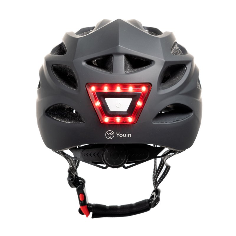 Detalle 2 de Youin MA1017 Casco MTB talla L 58–61 cm con LED delantero y trasero