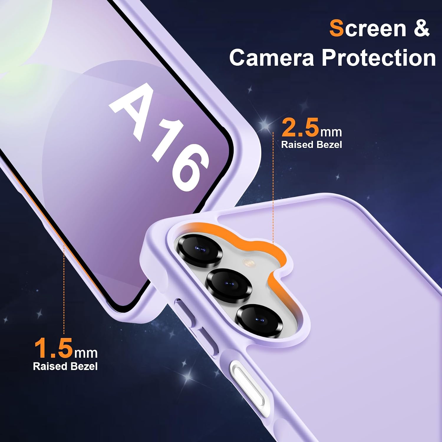 Detalle 1 de ORETECH phone case for Galaxy A16
