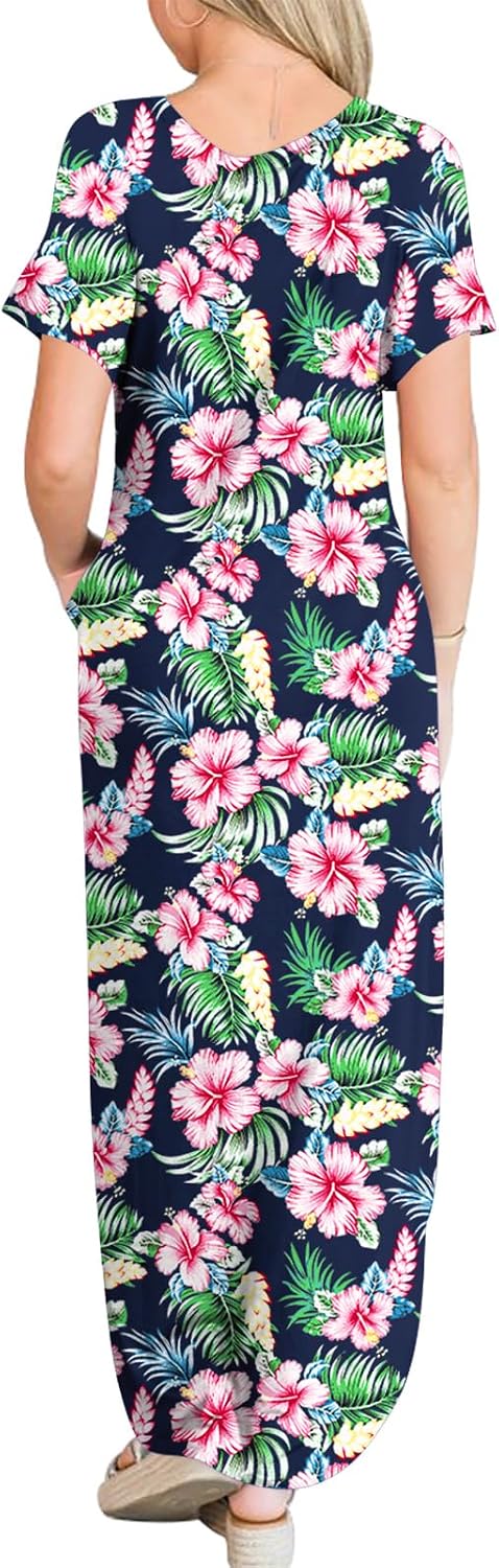 Detalle 2 de ANRABESS Womens Maxi Dress Loose Fit