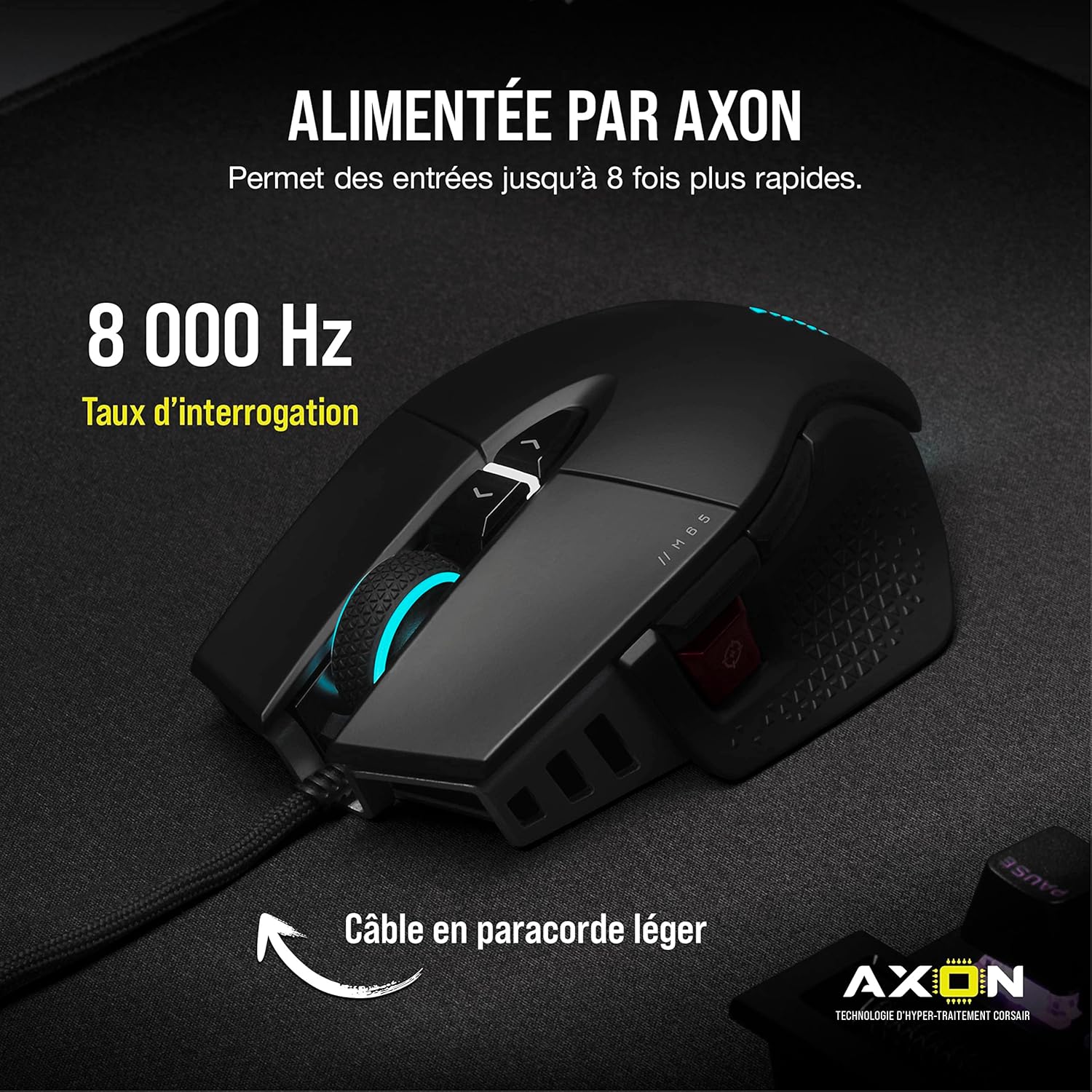 Thumbnail 2 de Corsair M65 RGB ULTRA souris 26 000 DPI