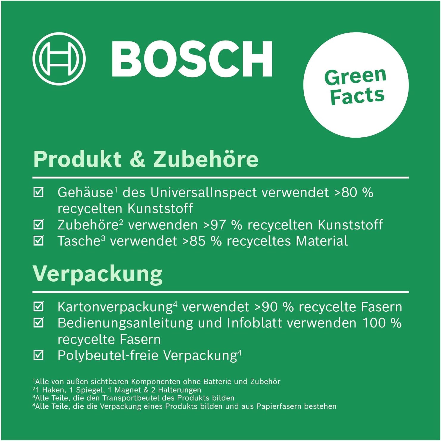 Thumbnail 2 de Bosch UniversalInspect Inspektionskamera mit 8-mm-Kamerakopf und 0,95 m flexiblem Kabel