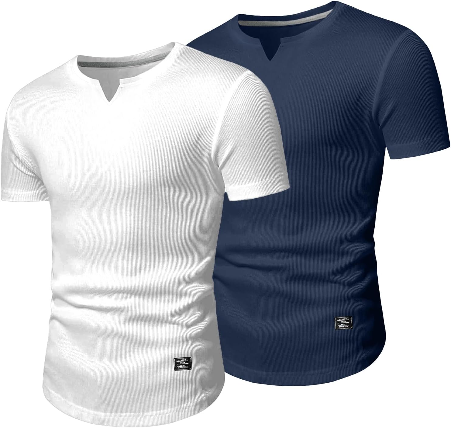 Detalle de JMIERR Muscle Slim T-Shirt V Neck
