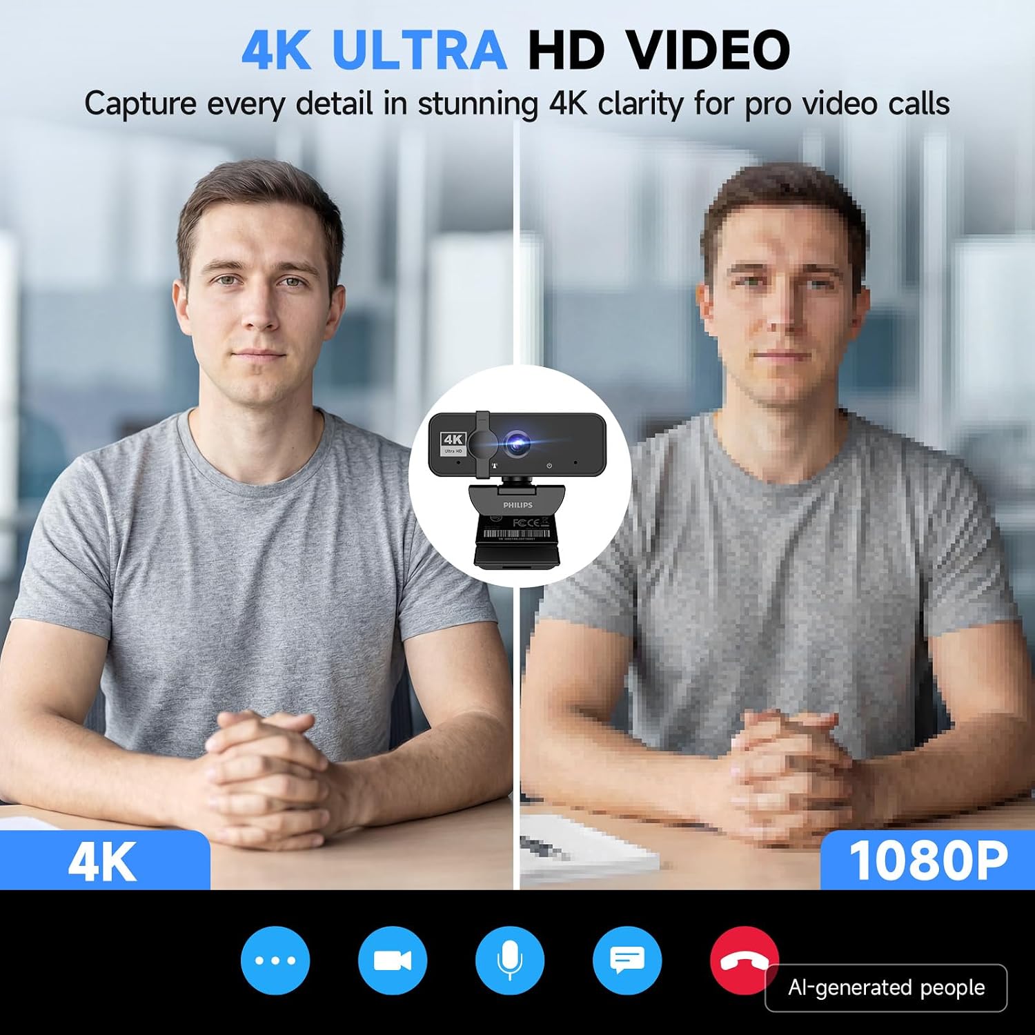 Detalle de Philips 4K webcam