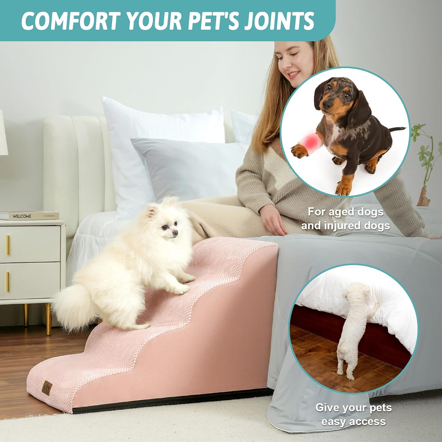 Thumbnail 2 de COZY KISS Dog Stairs 4-Step