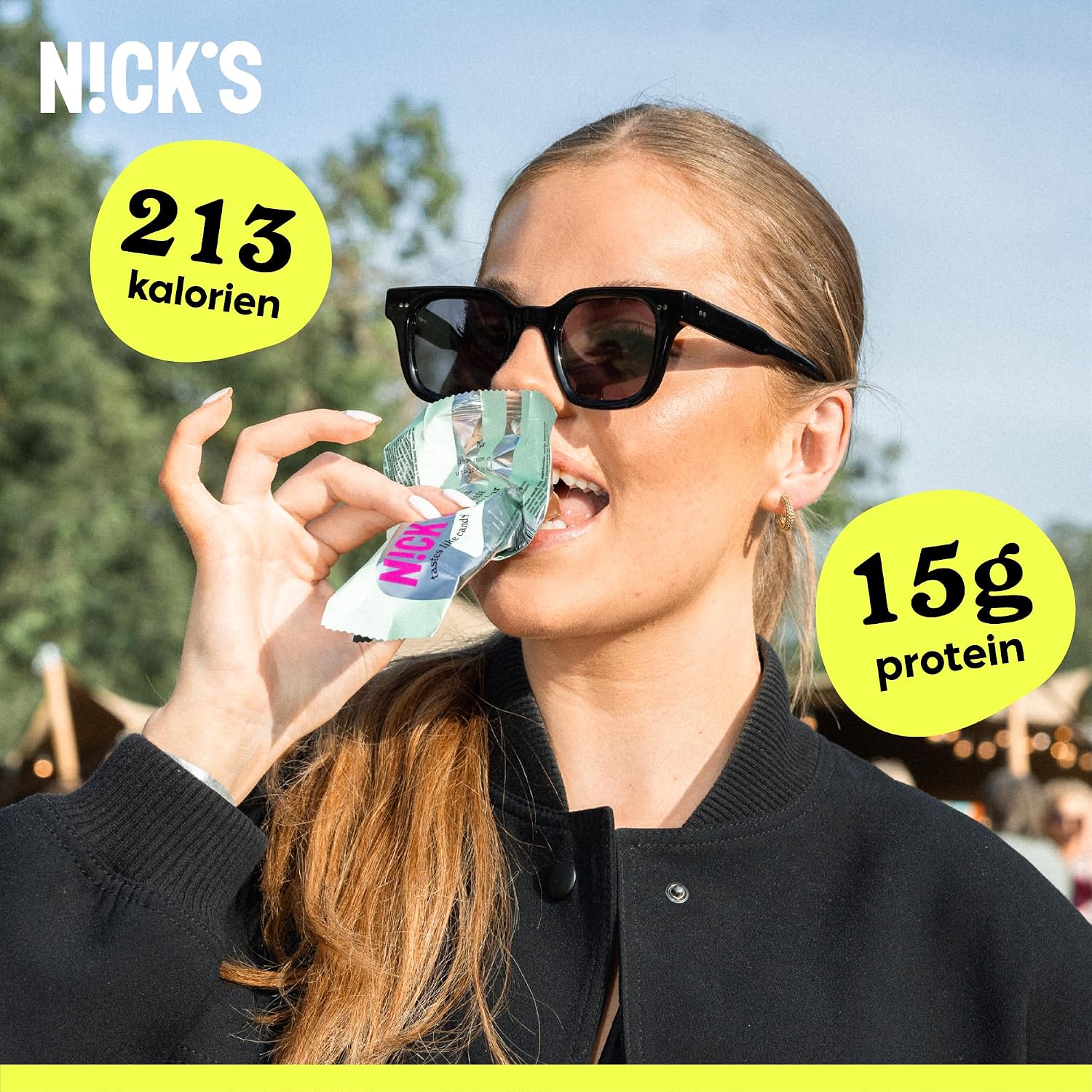 Thumbnail 3 de NICKS Protein Riegel ohne Zuckerzusatz Choco Crush