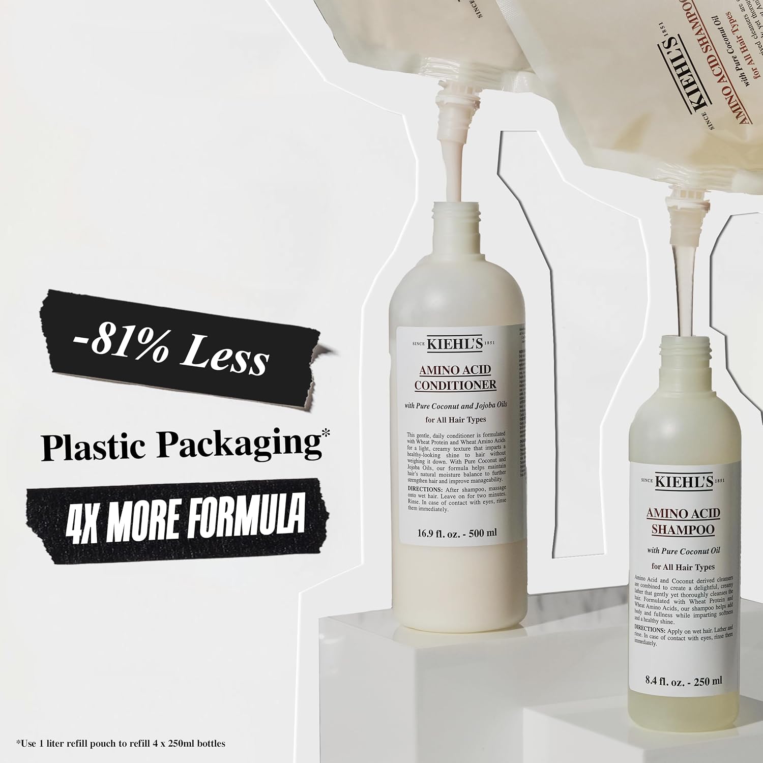 Detalle 2 de Kiehl's 3700194708573 Amino Acid Shampoo, Daily Cleanse for All Hair Types