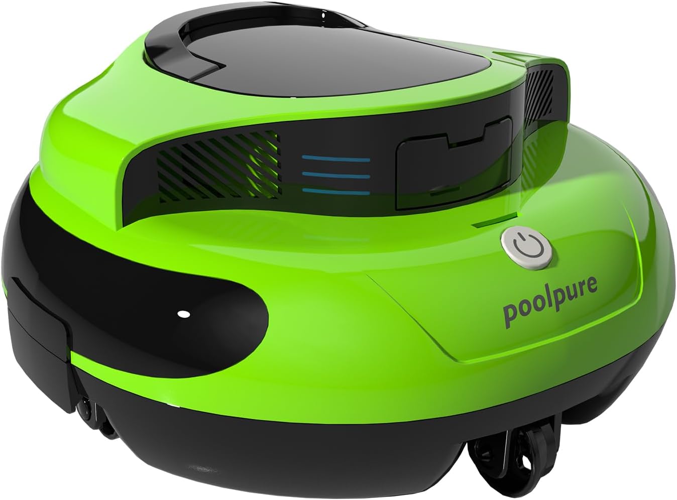 POOLPURE Robot de piscine sans fil – Nettoyage rapide sur planchers plats jusqu’à 90 m²