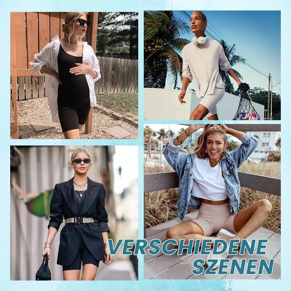 Thumbnail 1 de TNNZEET 3er Pack Radlerhose Damen High Waist – kurze Sportshorts mit nahtlosem Komfort