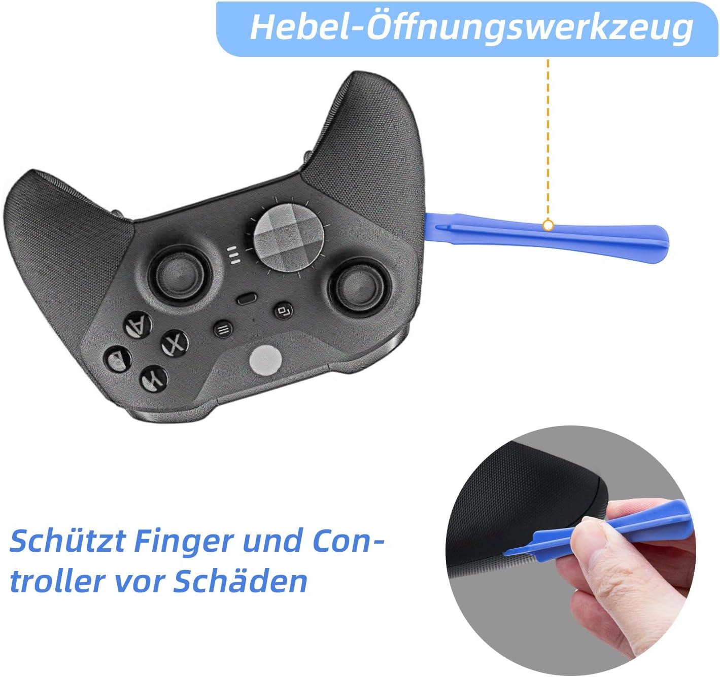 Detalle de Mcbazel : kit de joysticks Hall Effect de réparation pour manettes Xbox Elite 2