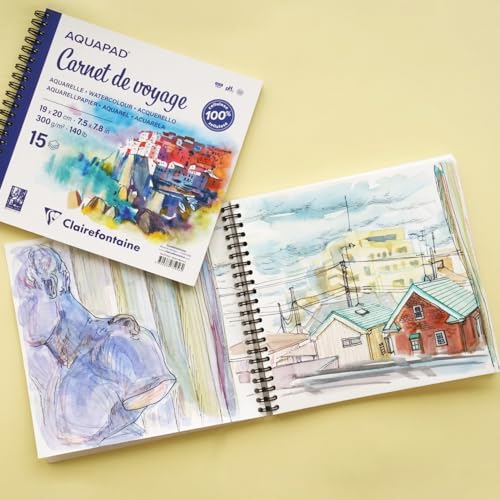 Thumbnail 1 de Carnet Clairefontaine 975956C aquapad 15 feuillets 📖