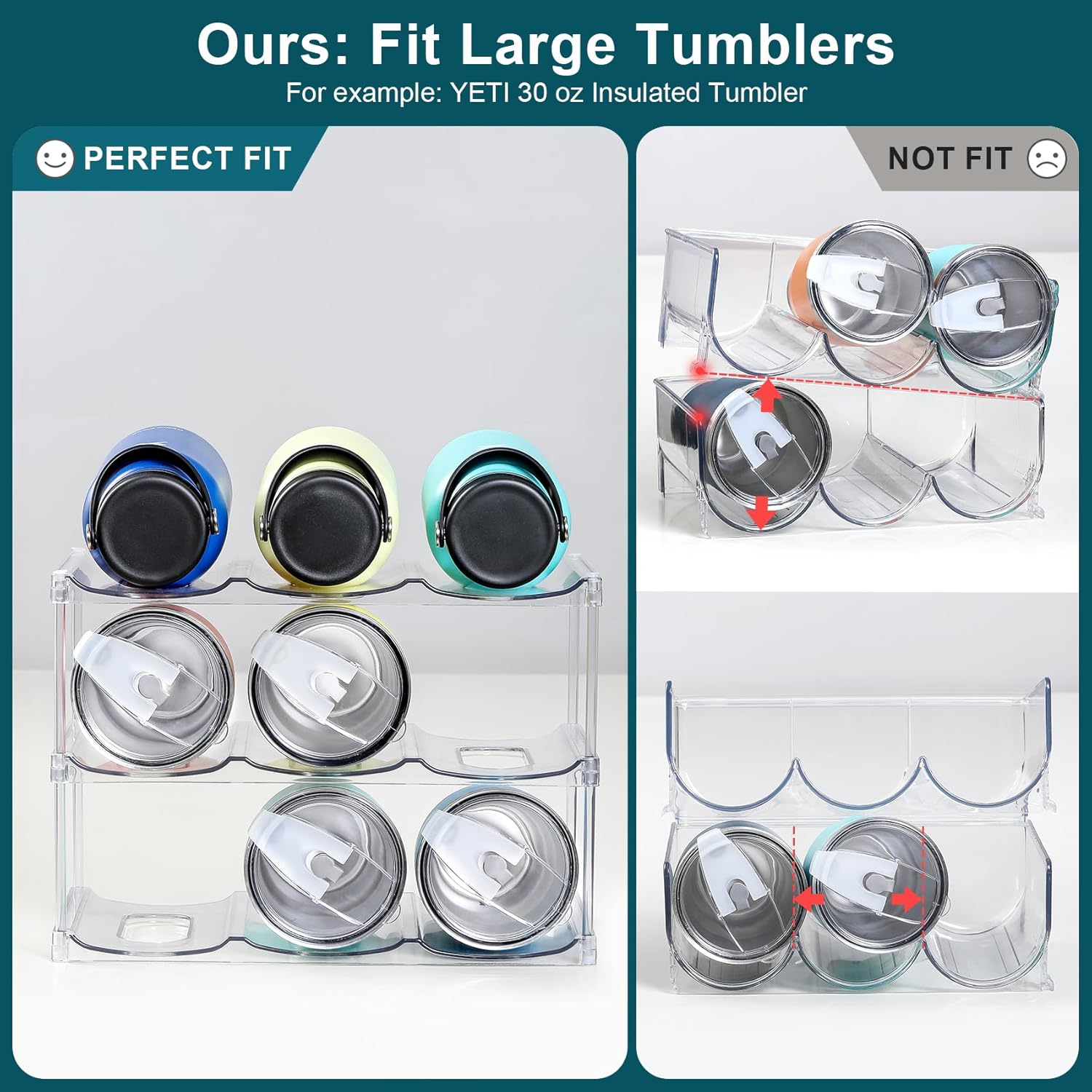 Detalle 2 de LANDNEOO LARGER Compartment 3-Tier Holder