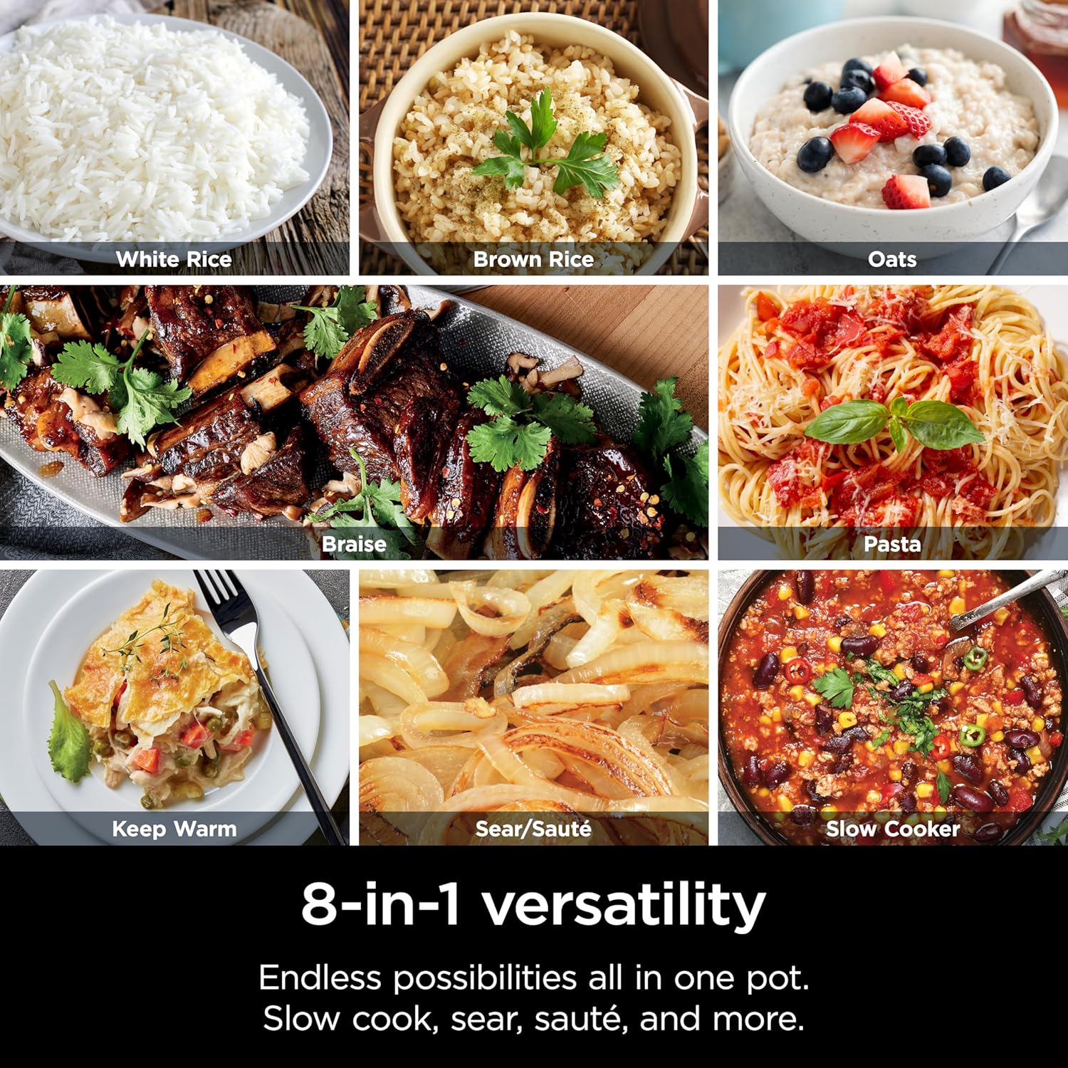 Detalle de Ninja MC1101 Foodi 6.5-Quart Multi-Cooker 🍲