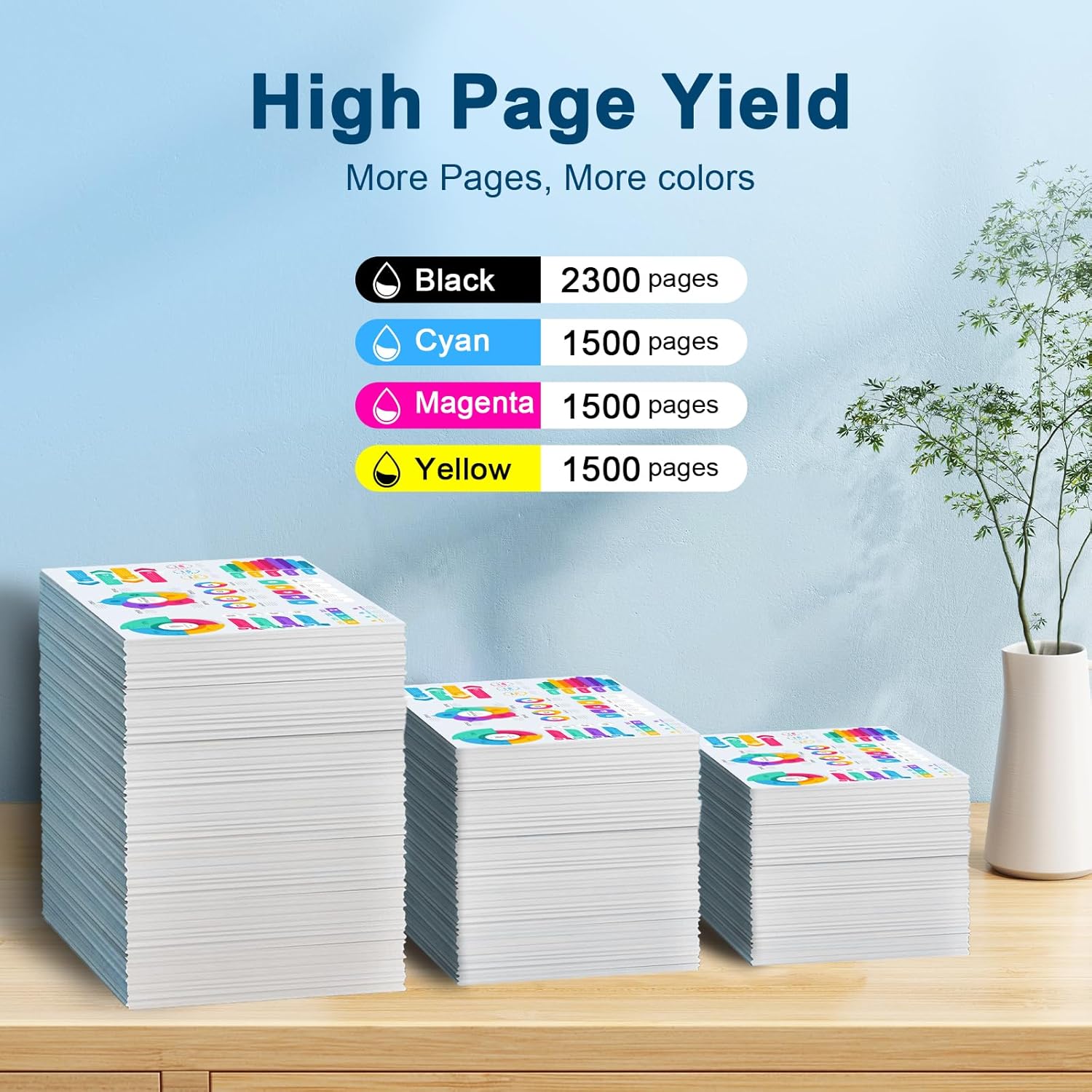 Thumbnail 1 de Jagute 950XL/951XL Tintenpatronen Multipack für HP Officejet Pro – 8er Set (2x Schwarz, 2x Cyan, 2x Magenta, 2x Gelb)