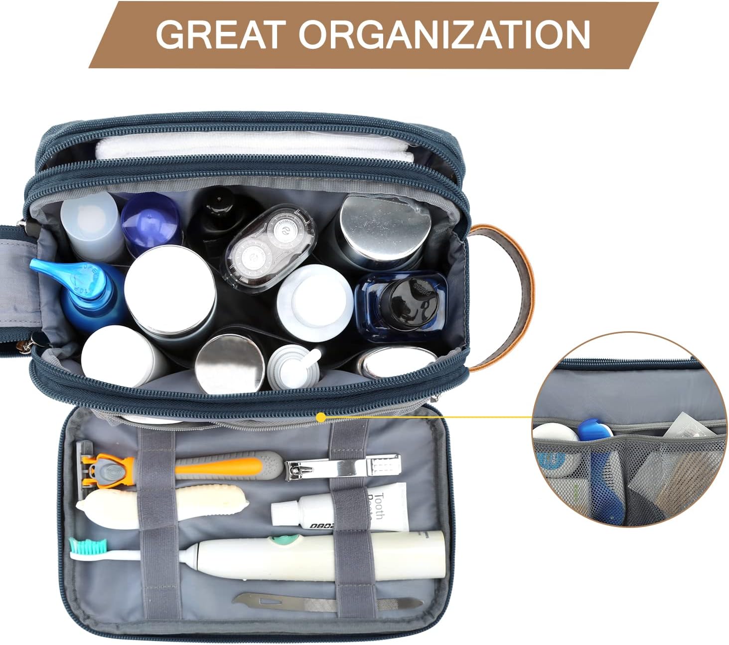 Thumbnail 1 de BAGSMART Toiletry Bag 10.6 in canvas
