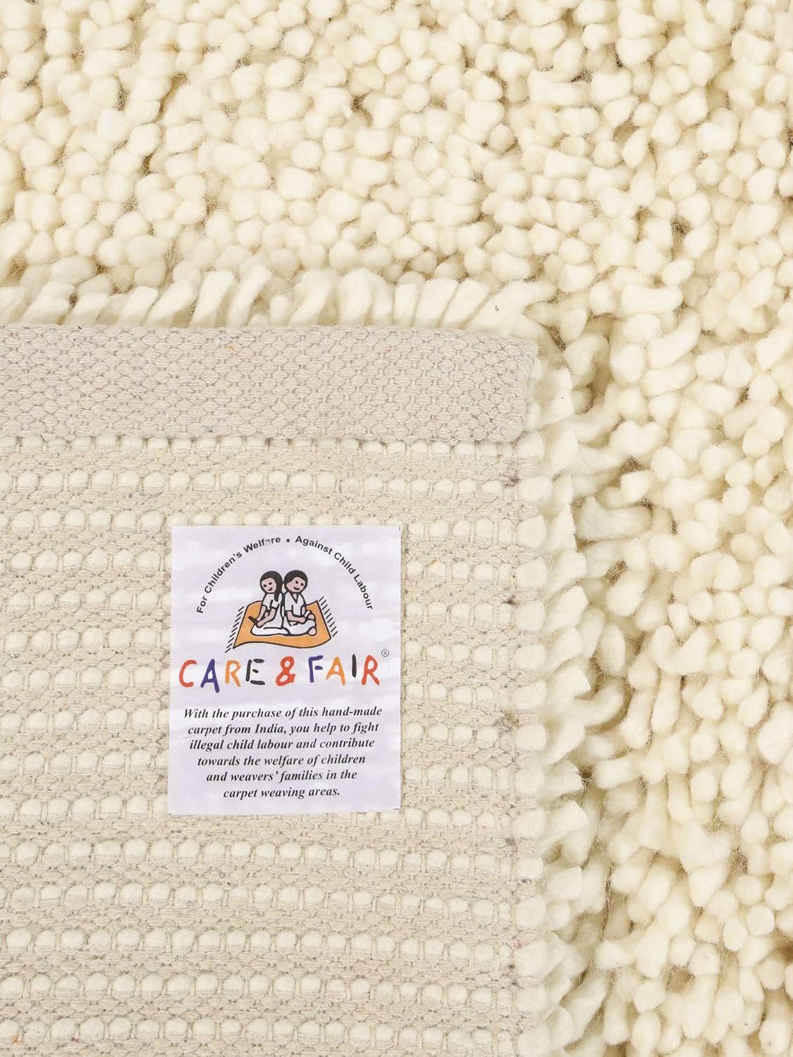Thumbnail 6 de RugVista Serenity Rug, 140 x 200 cm, Off White, Wool and Cotton