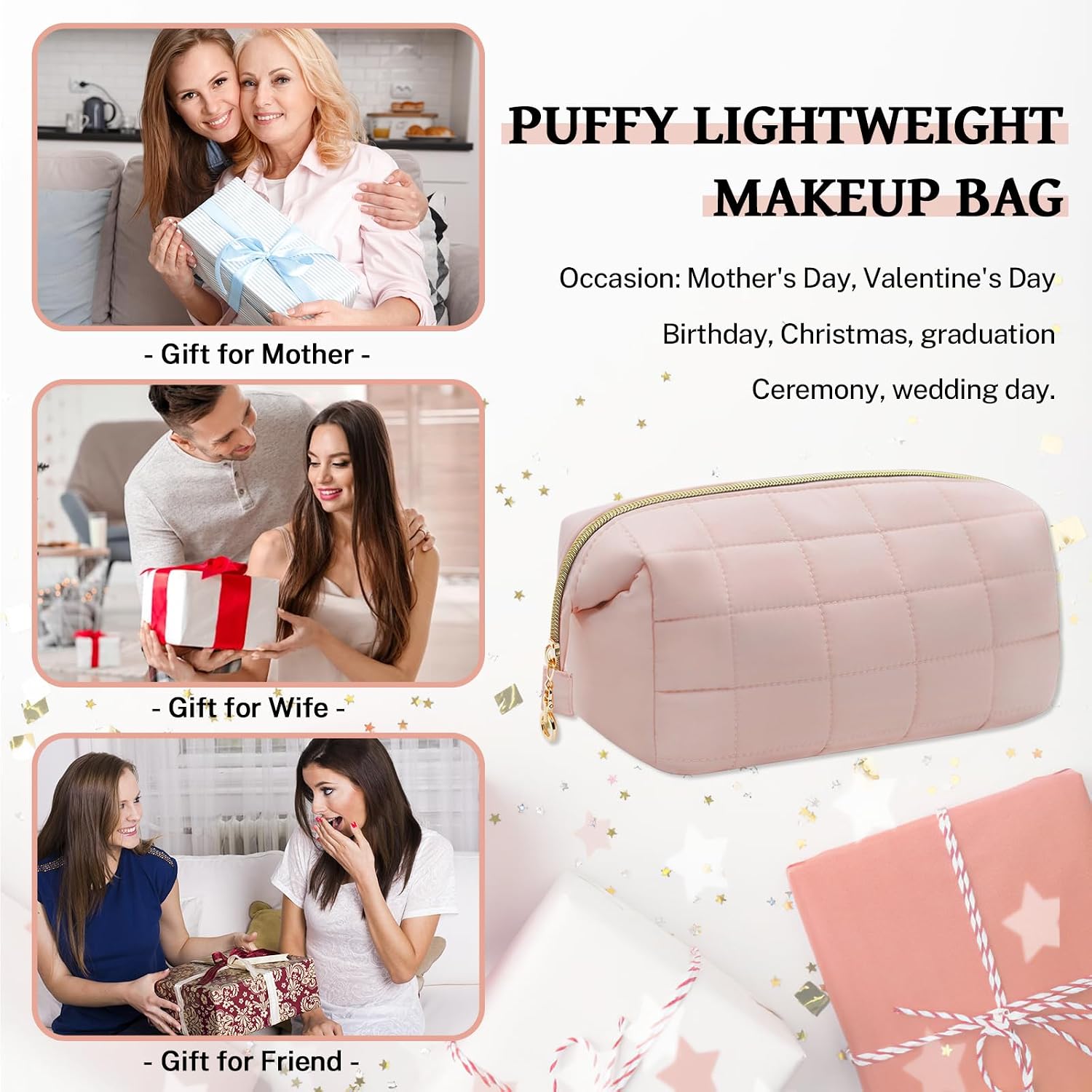 Thumbnail 6 de LJCZKA Large Portable Makeup Bag: Spacious, Wide-Open Design for Travel