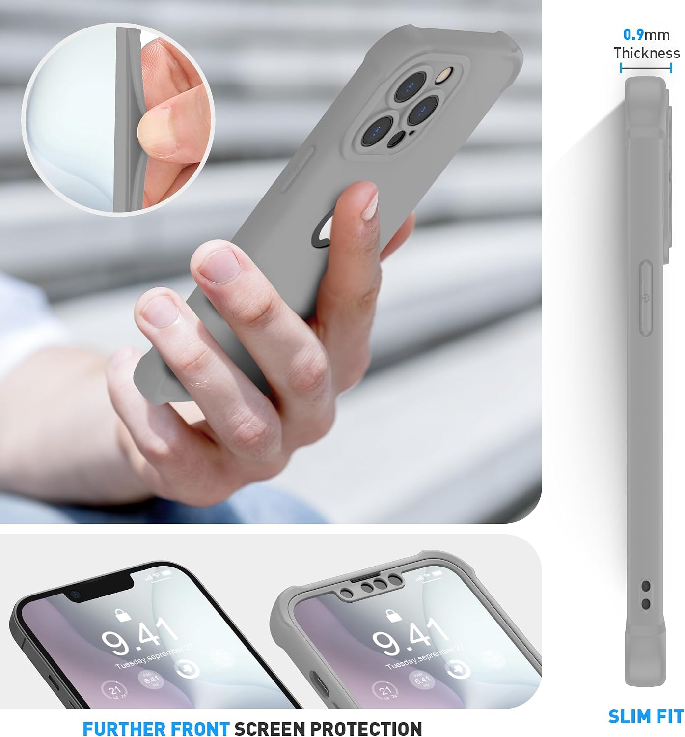 Detalle de ORETECH iPhone 13 Pro Max Hülle 6,7 Zoll