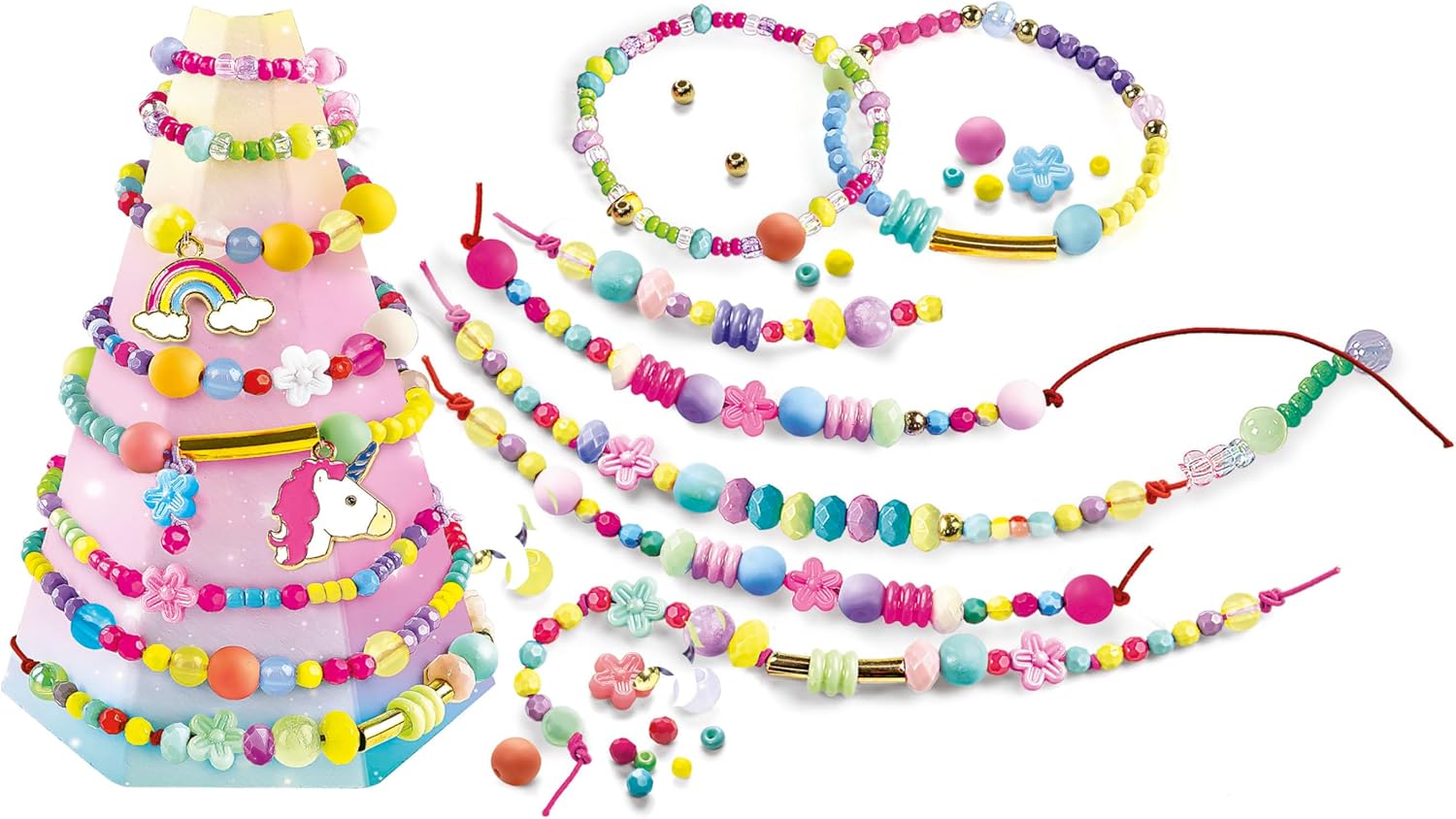 Thumbnail 1 de Clementoni Crazy Chic My Unicorn Bracelets (18792) – DIY-Armbänder-Set für Mädchen ab 7 Jahren