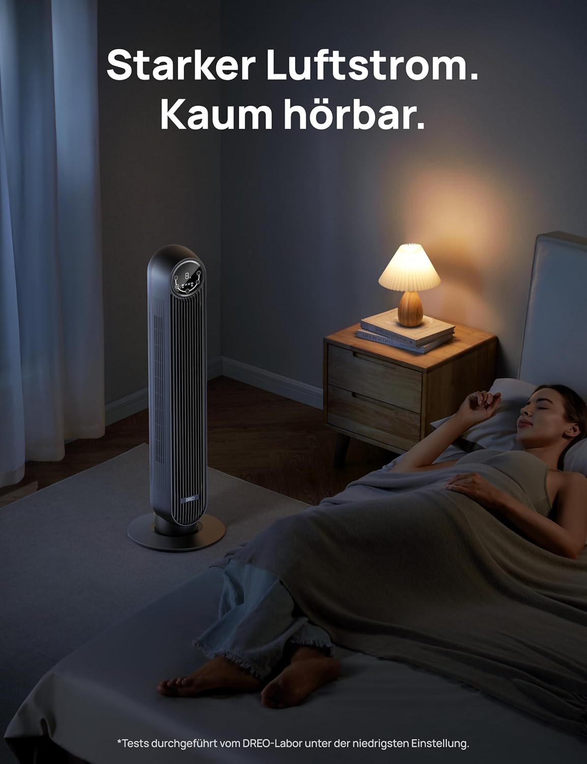 Thumbnail 3 de Dreo Smart Leiser Turmventilator Nomad One S mit App, Sprachsteuerung & 90°-Oszillation