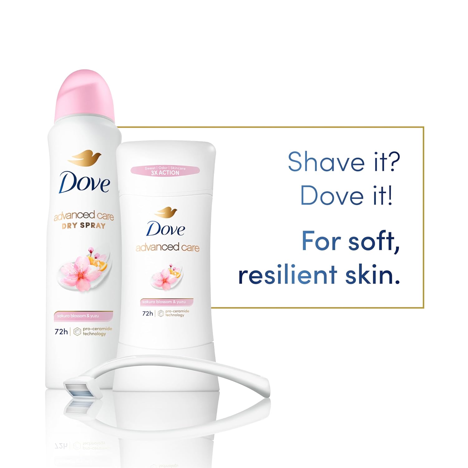 Detalle 2 de Dove Advanced Care Sakura Blossom & Yuzu 3-Pack