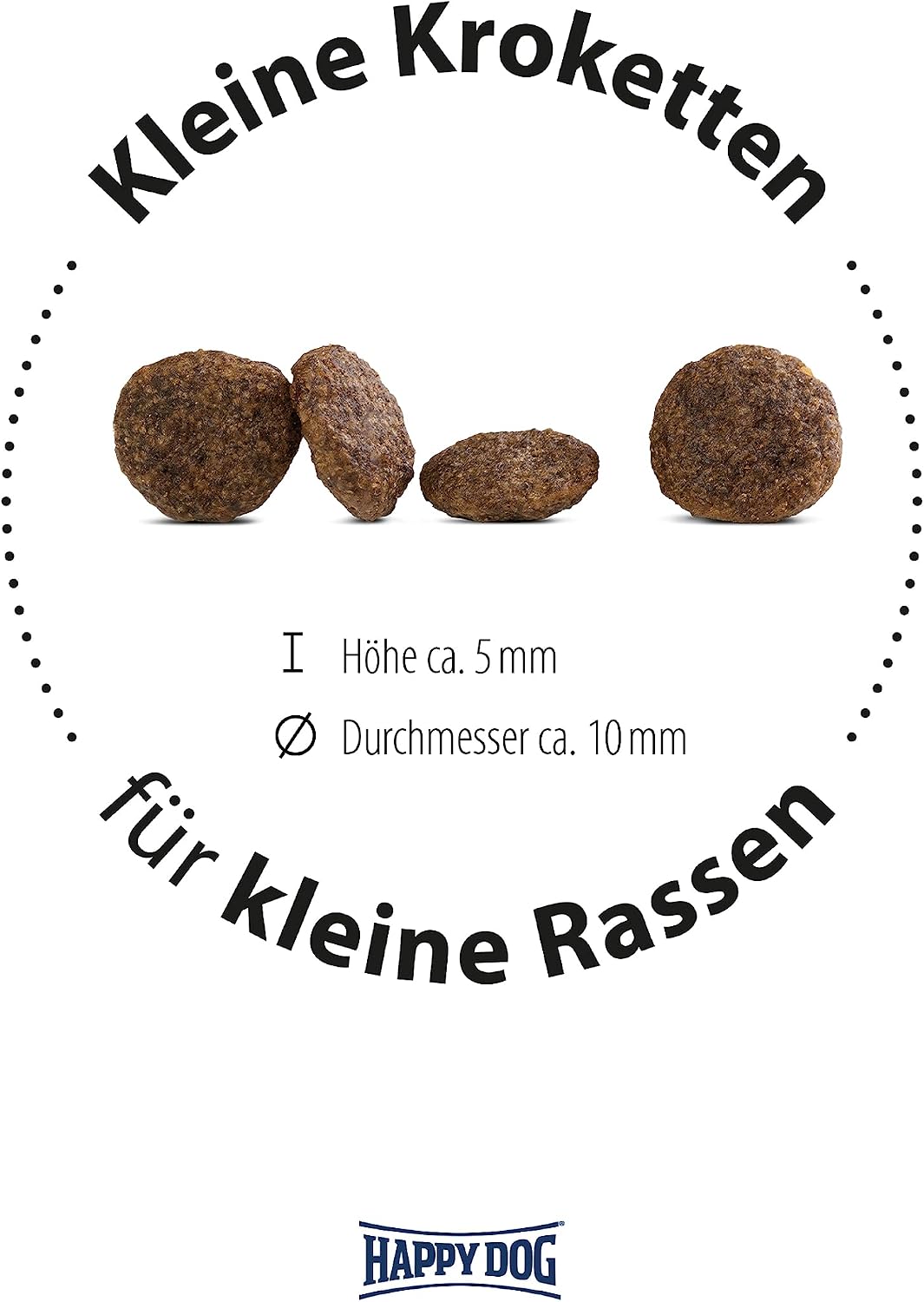 Thumbnail 3 de Happy Dog Sensible Mini Africa 800 g graanvrij volwassen hondenvoer met struisvogel