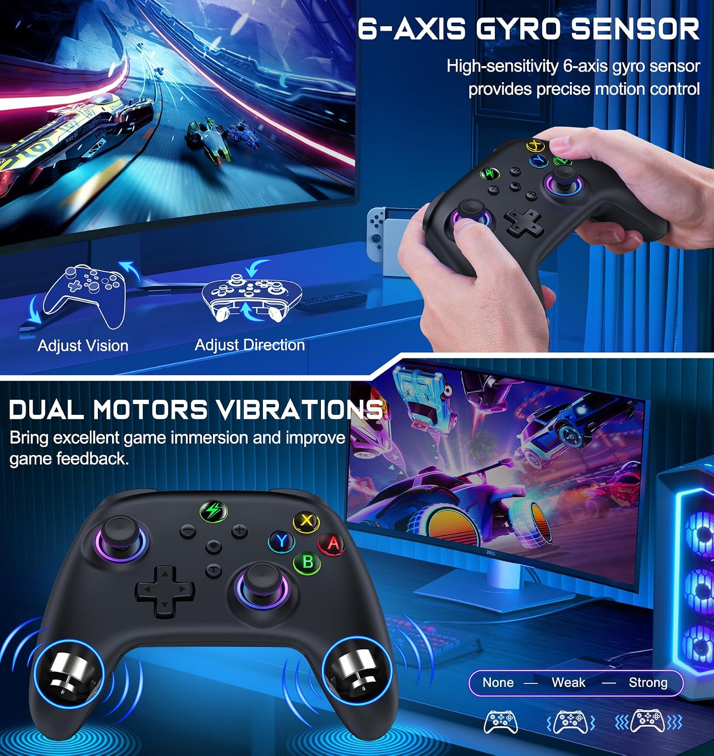 Thumbnail 4 de Switch 2 Controller with RGB and 1000mAh Battery