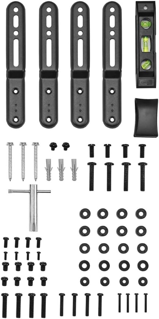 Thumbnail 5 de Amazon Basics TV Wall Bracket (26–55 inch) up to 36kg, swivel tilt mount for flat & curved TVs, VESA 100x100–400x400, black