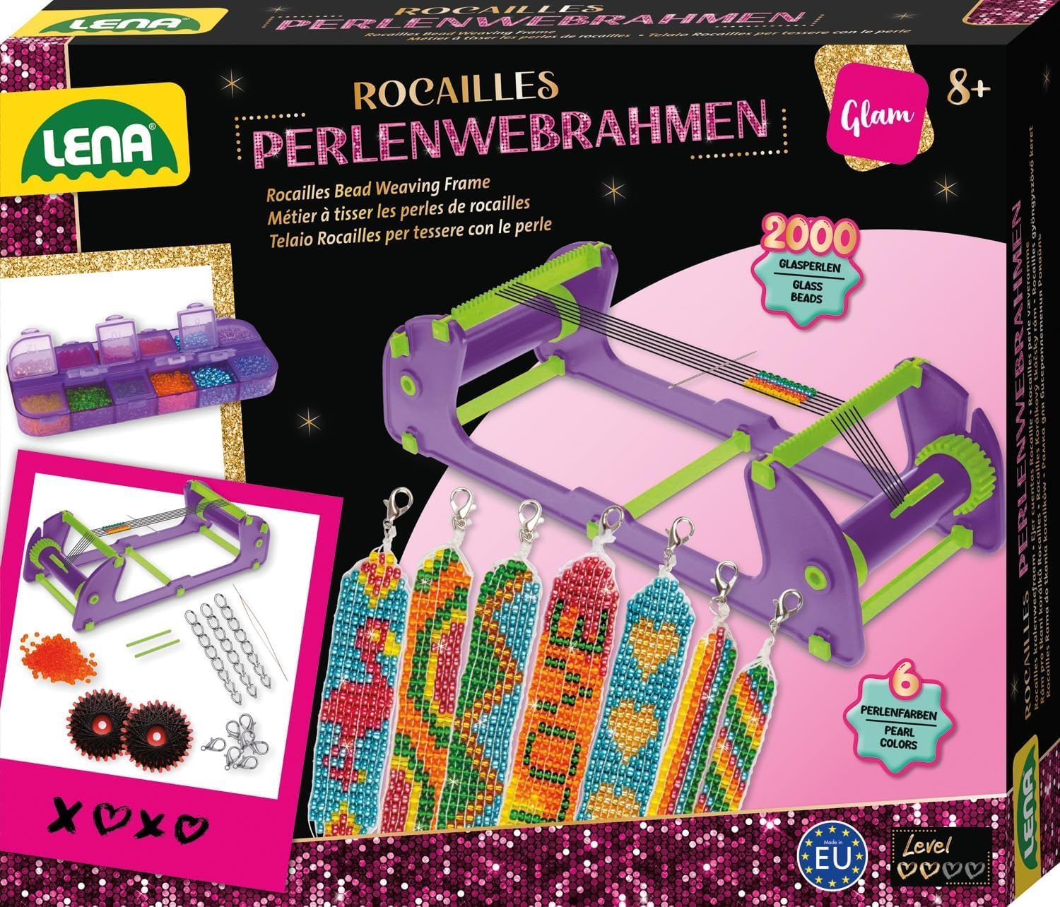 Detalle de Lena 42722 Perlenwebrahmen Armbänder