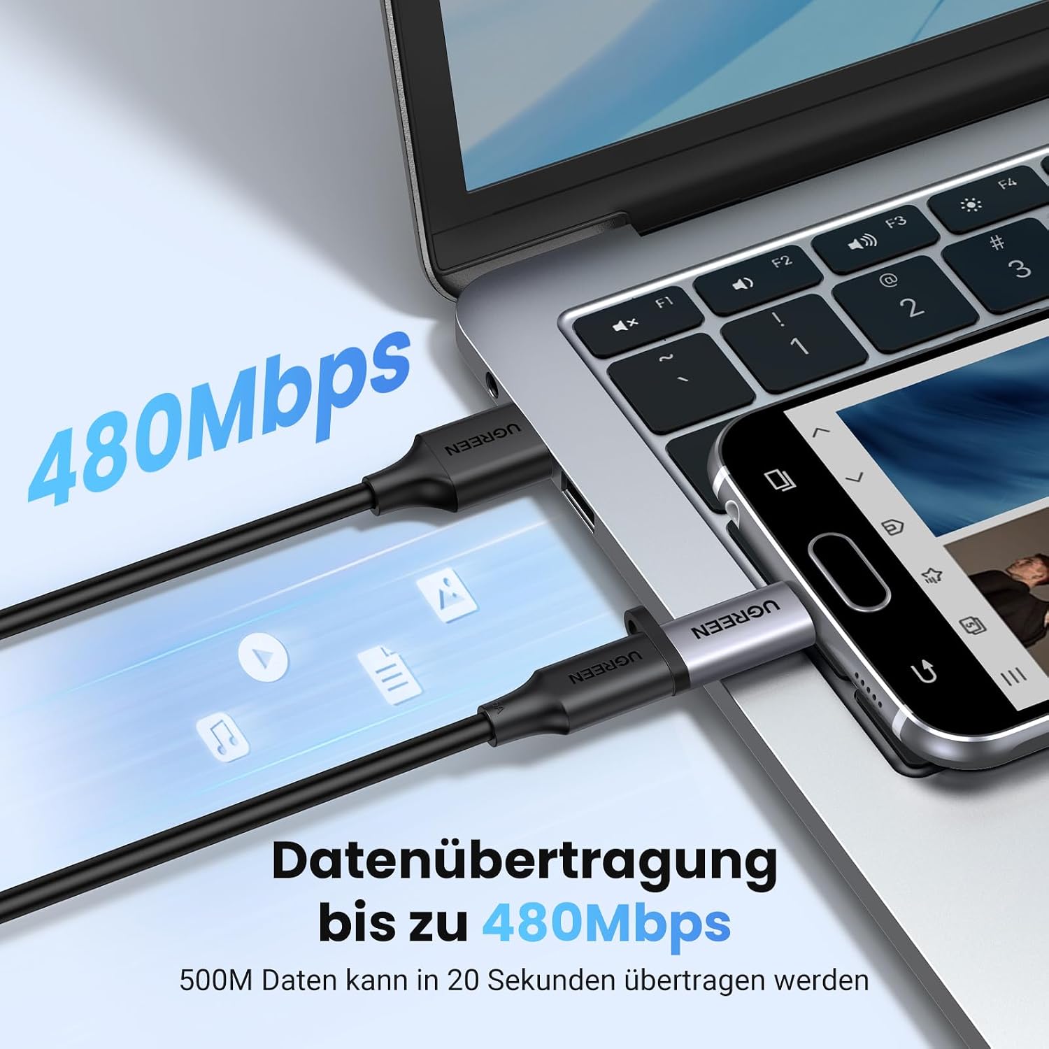 Thumbnail 2 de UGREEN USB-C auf Micro-USB Adapter 2er-Set