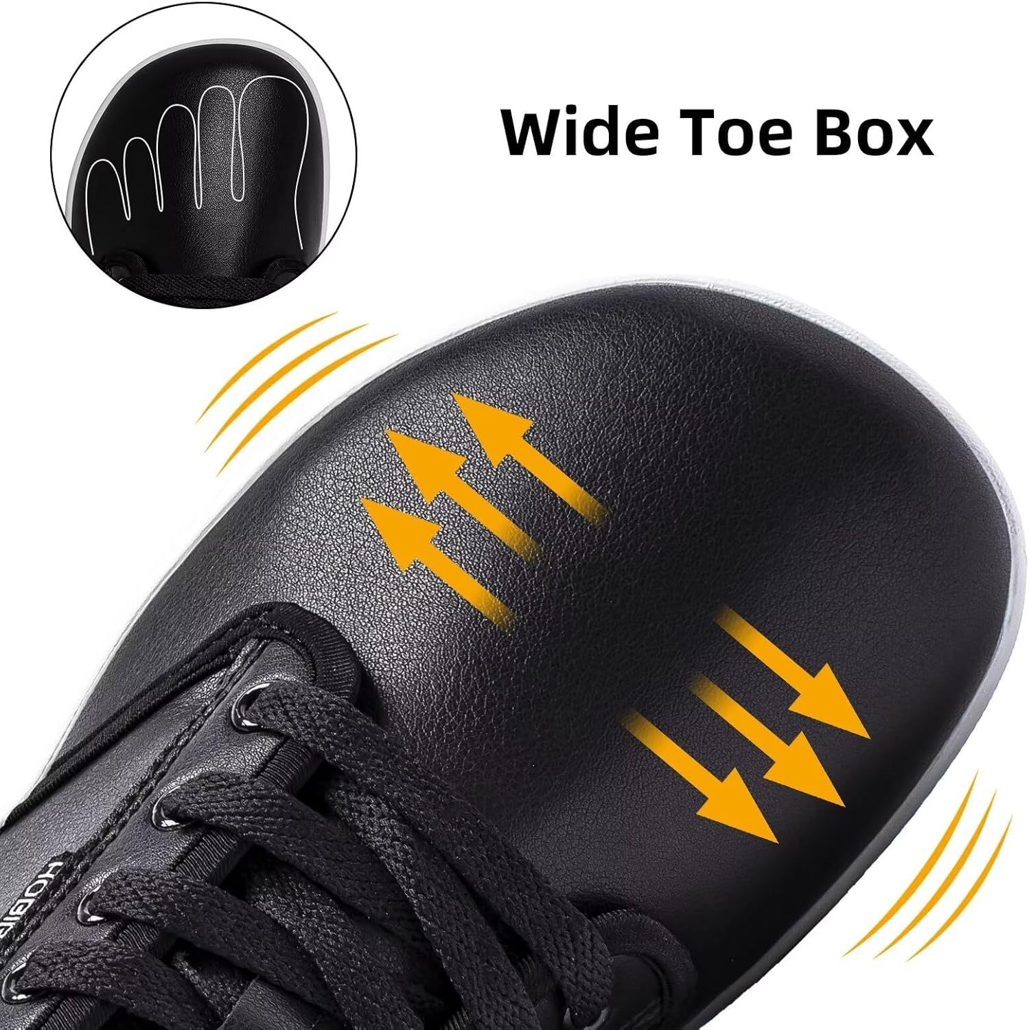 Thumbnail 1 de HOBIBEAR Unisex Barfußschuhe mit breiter Zehenbox aus Leder – Minimalistische Outdoor- und Walking-Option