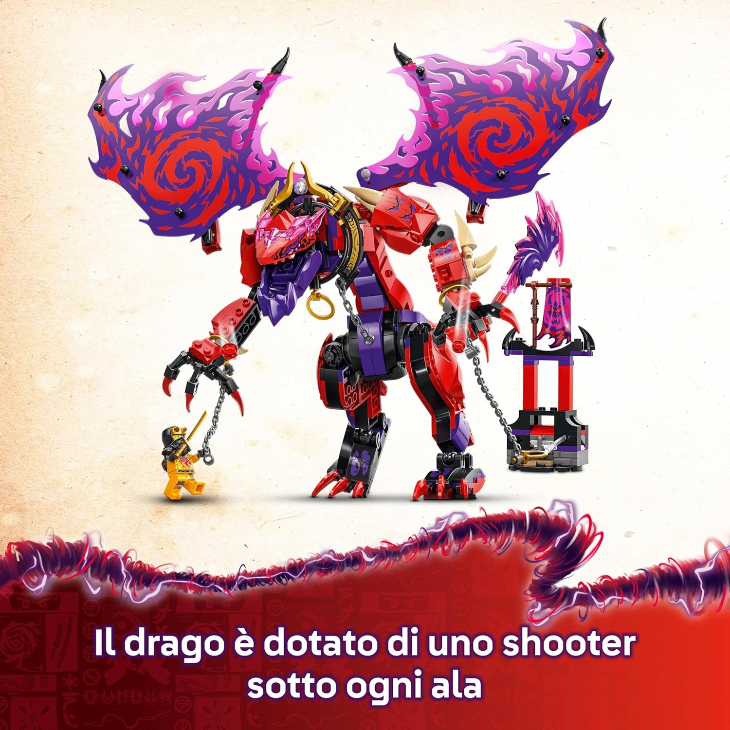 Detalle 2 de LEGO Thunderfang drago 8 anni 🐉